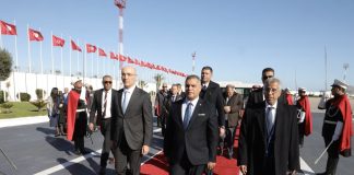 *بالصورة ؛ وصول وزير الداخلية والبلديات العميد أحمد الحجار الى تونس للمشاركة في الدورة ٤٢ لمجلس وزراء الداخلية العرب*