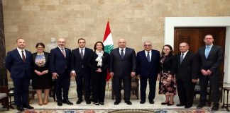 رئيس الجمهورية: نتطلع الى وقوف الاتحاد الأوروبي الى جانب لبنان لتطبيق بنود اتفاق وقف اطلاق النار