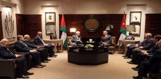 العاهل الأردني استقبل الرئيس الفلسطيني… وتشديد على “رفض تهجير الفلسطينيين”