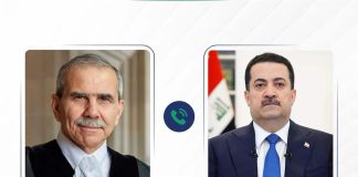 اتصال جمع سلام بالسوداني… للبحث في تعزيز العلاقات بين البلدين