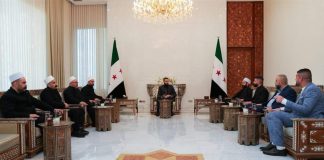 الشرع اجتمع في دمشق مع وجهاء الطائفة الدرزية وأعيانها