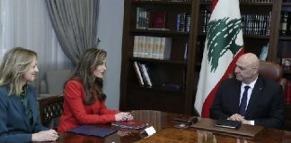 أورتاغوس من بعبدا: حزب الله^ لن يكون طرفا في الحكومة اللبنانية ونحن ممتنين لإسرائيل