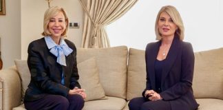 الإعلامية داليا داغر قامت بزيارة تهنئة للسيدة الأولى وعرضت معها مشاريع جمعية سطوح بيروت