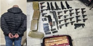 بالصّورة إحباط تهريب أسلحة حربية من سوريا
