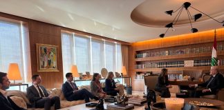 نائبة المبعوث الأميركي إلى الشرق الأوسط مورغان أورتاغوس تلتقي رئيس حكومة تصريف الأعمال نجيب ميقاتي