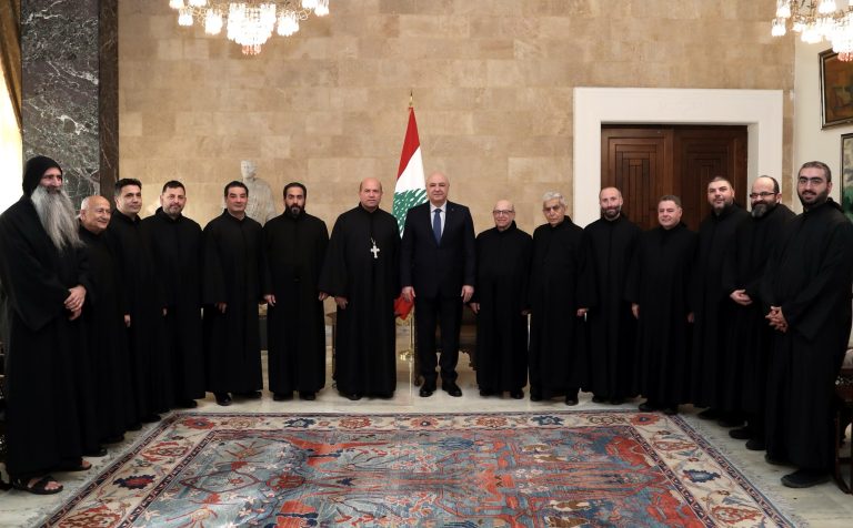 *رئيس الجمهوريّة أمام وفد من الرهبنة اللبنانية المارونية: عازمٌ على تنفيذ خطاب القسَم الذي عكَسَ معاناة الشعب وطموحاته*