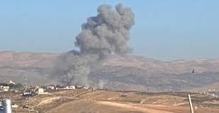 غارة إسرائيلية على منطقة الأحمدية في الجنوب