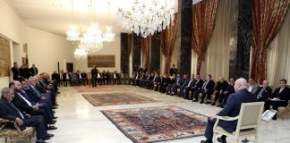 *رئيس الجمهورية مستقبلاً وفد عشائر بعلبك – الهرمل*