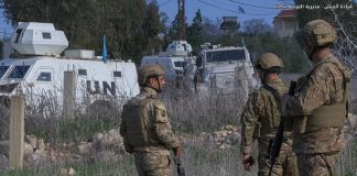 الوحدات العسكرية تواصل الانتشار في بلدة عيترون – بنت جبيل في القطاع الأوسط ومناطق حدودية أخرى في منطقة جنوب الليطاني