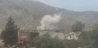 بالصورة: استهداف أحد مراكز الجيش اللبناني على الحدود والجيش يرد بحزم على مصادر النيران في الداخل السوري