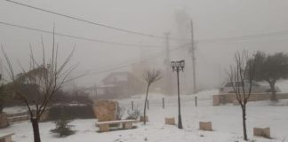 التحكم المروري: طريق تنورين الفوقا – حدث الجبة مقطوعة بسبب تراكم الثلوج