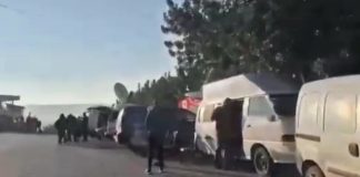 *معلومات تفيد بأن الجيش الإسرائيلي’ يرمي قنابل’ مسيلة للدموع في بلدة مارون الراس لتفريق الأهالي*