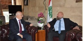 *نهرا استقبل النائب ناجي وبحث معه في الأوضاع العامة*