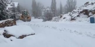 *بالصور ؛حمية: مراكز جرف الثلوج تعمل على فتح الطرقات على مدار الساعة*