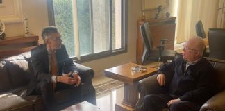 *ضاهر يستقبل السفير الهولندي في لبنان: بحث في سبل التعاون وتعزيز العلاقات الثنائية*