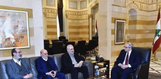 *الرئيس نواف سلام تسلم دعوة للمشاركة في مراسم التشييع’ الكبير*