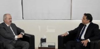 *جابر بحث مع منصوري في الوضع المصرفي والنقدي وأكد أهمية التعاون مع نقابة خبراء المحاسبة*