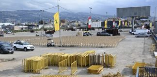 *بالصور: استمرار التحضيرات في المدينة الرياضية لتشييع ‘السيدين نصرالله’ وصفي الدين*