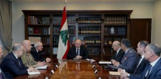 *الرئيس عون ترأس اجتماعا امنيا لمواكبة التشييع واستقبل مفوضة الاتحاد الأوروبي في المتوسط والوزير مكيشويتزا: 500 مليون يورو للبنان شرط إعادة هيكلة القطاع المصرفي والاتفاق مع صندوق النقد*