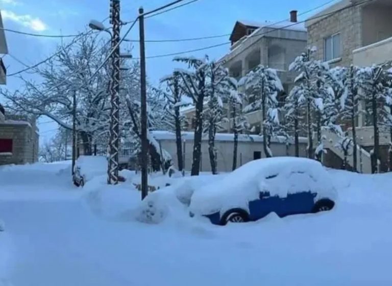 *بالصور – تسونامي ثلجي يجتاح لبنان والآتي هو الأقسى..*