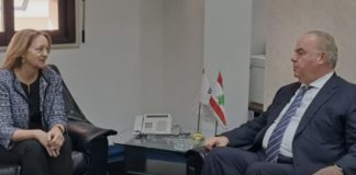 *وزير الاتّصالات استقبل السّفيرة الأميركيّة: استمرار الخروقات الاسرائيلية’ يُبقي الوضع هشًّا*