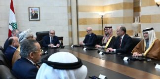اجتماع بين سلام والسفراء العرب في لبنان