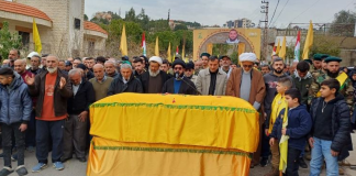 “حزب الله” شيع شهيدين في جبشيت وكفرفيلا