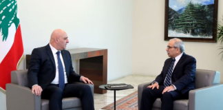 الرئيس عون تناول وسلام التطورات جنوبا ومواضيع ستدرسها الحكومة الخميس واستقبل وفدا من الجامعة الانطونية.