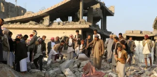 أميركا تشن سلسلة غارات على صنعاء