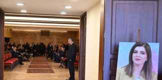 في الوداع الأخير للزميلة هدى شديد (صور)