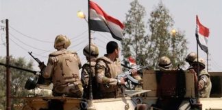 الجيش المصري احبط محاولة تهريب مخدرات وأسلحة عبر الحدود