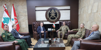 قائد الجيش استقبل السفير الروسي وعسيران ولاثارو