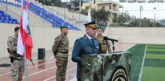 حفل تقديم مجندين ممدّدة خدماتهم إلى العلم