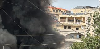 حريق كبير في محطة في الهرمل ولا صحة للأخبار المتداولة عن حصول غارة على المنطقة
