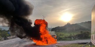 احتراق سيارة في أرزي- الزهراني ولا استهداف من العدو