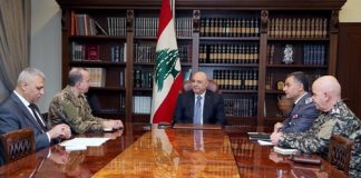 إجتماع أمني في بعبدا