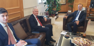 وزير الأشغال بحث مع السفير الإيطالي في سبل التعاون
