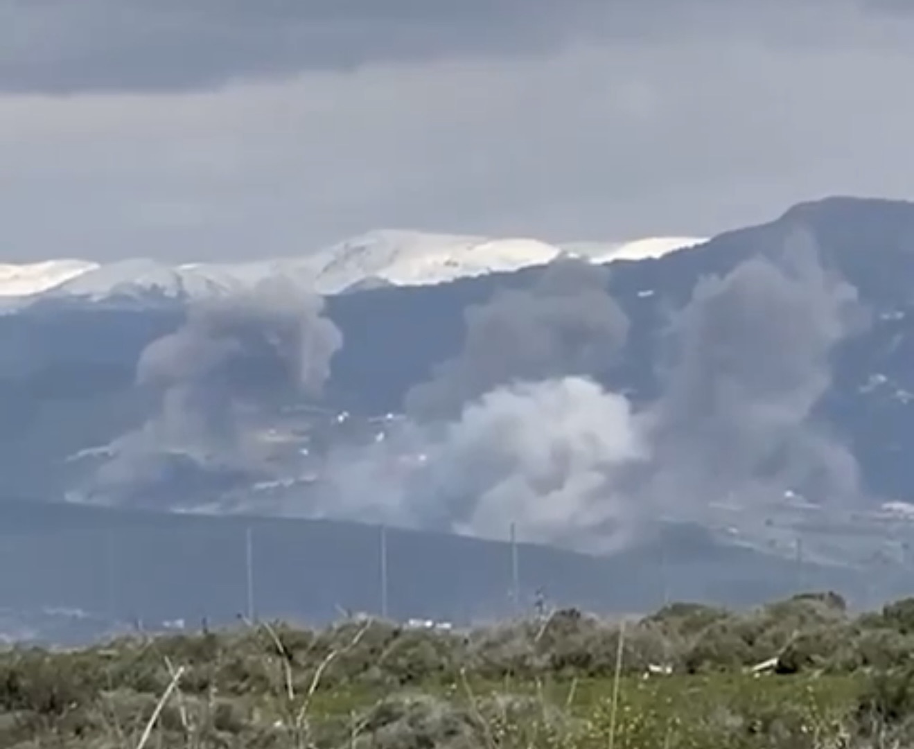 *تعليق من الجيش الإسرائيلي’ بعد الغارات’ على الجنوب*