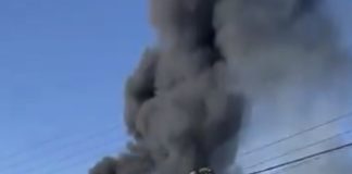 *بالصور ؛إنفجار صهريج غاز في الدوسة – عكار والدخان الاسود يغطي سماء المنطقة*