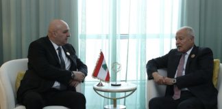 *لقاءات لرئيس الجمهورية في مقر اقامته في القاهرة قبل مشاركته في القمة العربية غير العادية*