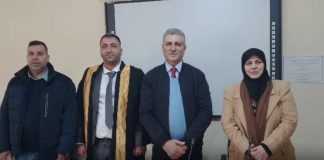 *ماجستير بدرجة جيد جدا للرائد في الحرس الجمهوري جاد هدوان*