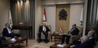 *البيسري بحث مع وفد من “لقاء التوازن الوطني” في المستجدات*