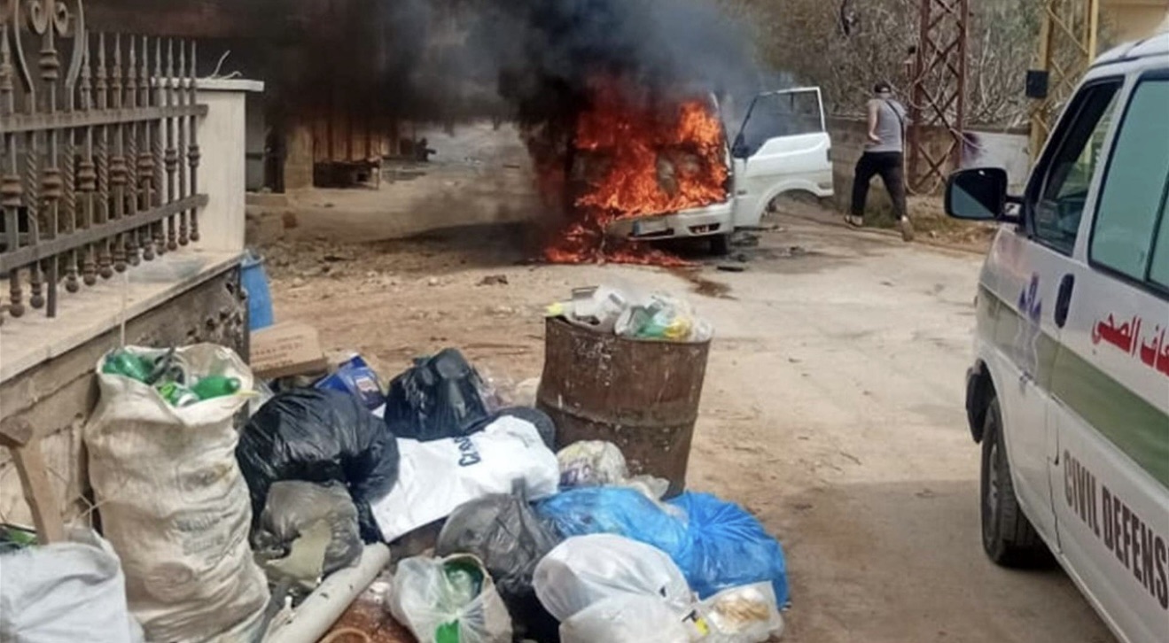 *حصيلة محدثة من طوارئ الصحة للغارة على يحمر : شهيد’ وثلاثة جرحى*