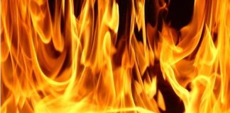 حريق في كاراج للحدادة في يحشوش