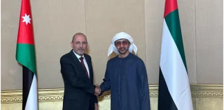 وزيرا خارجية الإمارات والأردن يبحثان تطورات الأوضاع في المنطقة