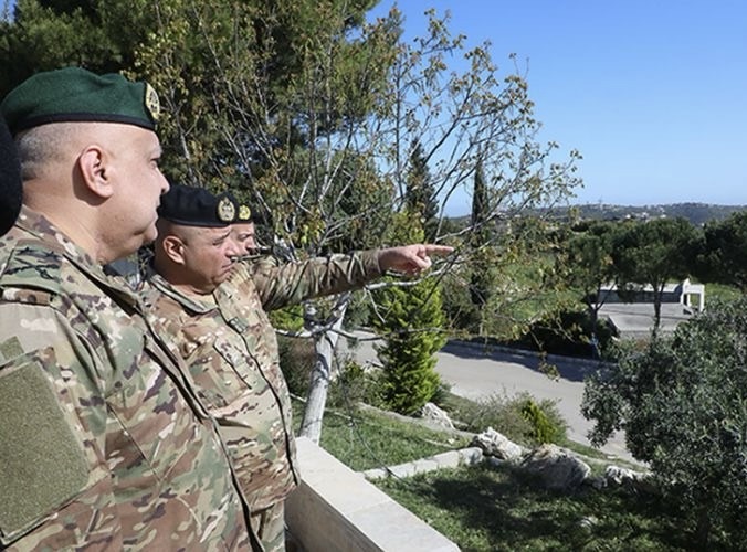*بالصور : تفقُّد رئيس الأركان قيادة فوج المدفعية الثاني في منطقة سمار جبيل – البترون*
