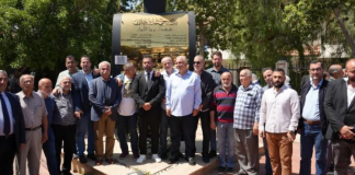 وقفة رمزية في برجا تخليدا لذكرى شهداء البلدة