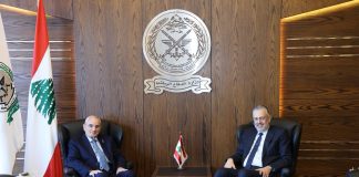 وزير الدفاع الوطني بحث مع السيناتور الفرنسي ستيفان رافييه في التعاون بين لبنان وفرنسا