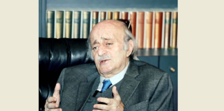 جنبلاط: الحرب قادمة والهلال الخصيب الإيراني انهار وتراجع