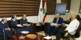وزير الصحة اطلع من وفد جمعيّة راهبات الصليب على أوضاع المؤسسات الصحية التابعة لها